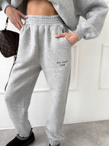 SIVÉ TEPLÁKOVÉ NOHAVICE SELF LOVE