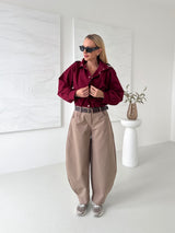 BURGUNDY BUNDA RAVELLE