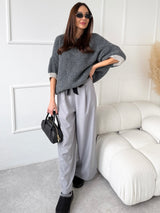 SIVÝ SVETER VERITTA