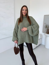 MATCHA OVERSIZE SVETER MERRY