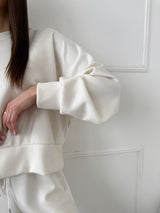 KRÉMOVÁ MIKINA BONNY