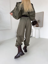 KHAKI NOHAVICE CORTA