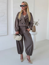 TAUPE NOHAVICE SOFFI