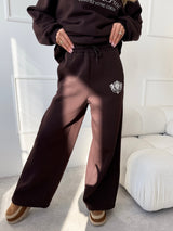 TMAVOHNEDÉ TEPLÁKOVÉ NOHAVICE TANYA