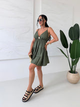 KHAKI ŠATY ZANILLA