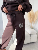 TMAVOHNEDÉ TEPLÁKOVÉ NOHAVICE BARNIE