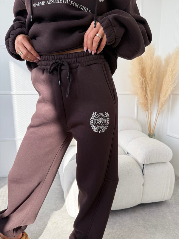 TMAVOHNEDÉ TEPLÁKOVÉ NOHAVICE BARNIE