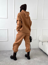 KARAMELOVÉ TEPLÁKOVÉ NOHAVICE AURELIA