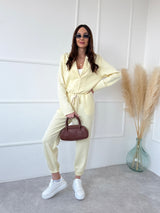 ŽLTÝ MIKINOVÝ TOP AONY