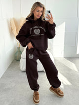 TMAVOHNEDÉ TEPLÁKOVÉ NOHAVICE BARNIE