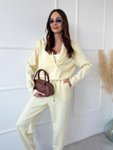 ŽLTÝ MIKINOVÝ TOP AONY