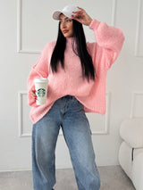 RUŽOVÝ SVETER SIMONE