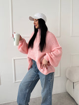 RUŽOVÝ SVETER SIMONE