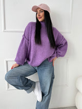 FIALOVÝ SVETER SIMONE