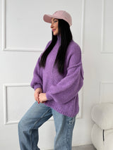 FIALOVÝ SVETER SIMONE