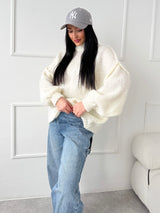 KRÉMOVÝ SVETER SIMONE