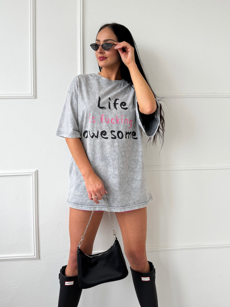 BLEDOSIVÉ OVERSIZE TRIČKO ELIANA