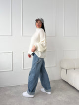 KRÉMOVÝ SVETER SIMONE