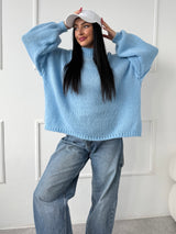 MODRÝ SVETER SIMONE