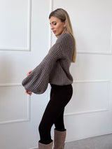 HNEDÝ SVETER DOROTTE