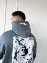 OVERSIZE MIKINA CULTURE - ANTRACIT