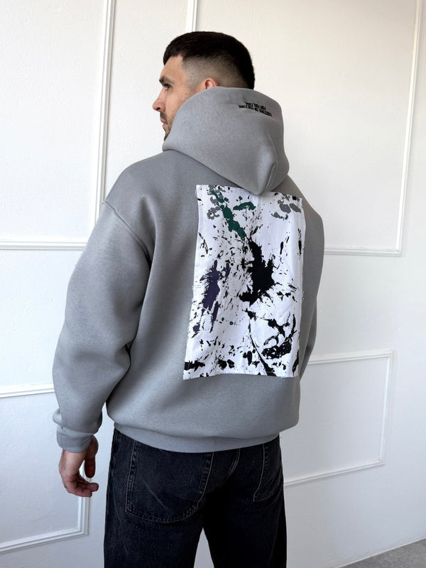 OVERSIZE MIKINA CULTURE - GRAY