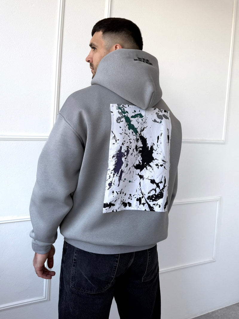 OVERSIZE MIKINA CULTURE - GRAY