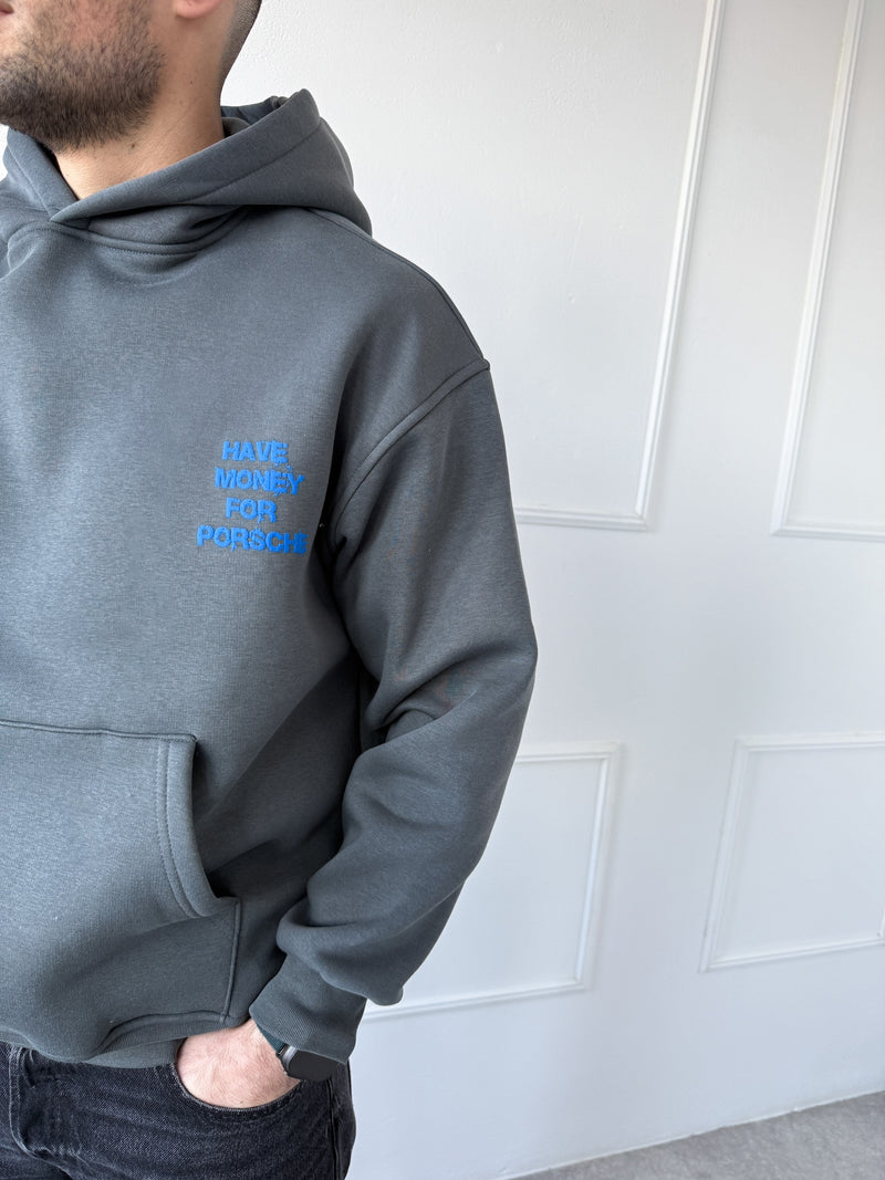 OVERSIZE MIKINA HAVE - DARK GRAY