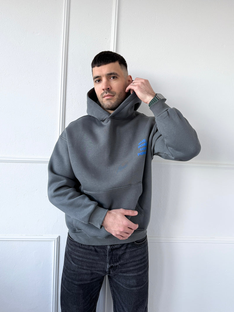 OVERSIZE MIKINA HAVE - DARK GRAY