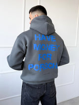 OVERSIZE MIKINA HAVE - DARK GRAY