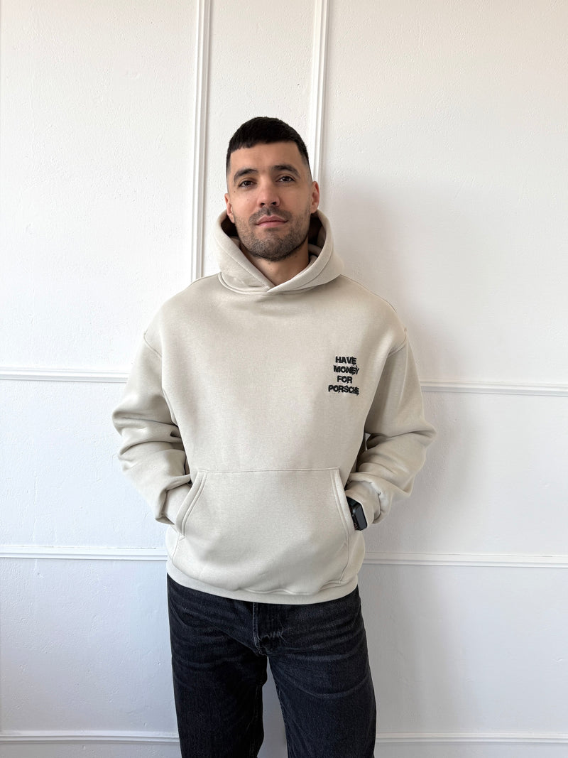 OVERSIZE MIKINA HAVE - BEIGE