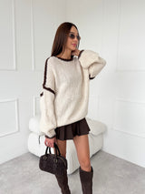 KRÉMOVÝ SVETER ORIANA