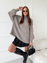 TAUPE SVETER ODETTE