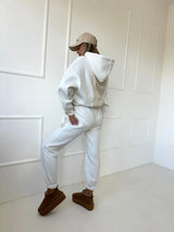 BIELE TEPLÁKOVÉ NOHAVICE FENSI