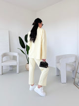 ŽLTÉ TEPLÁKOVÉ NOHAVICE SANDER