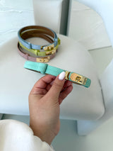 AQUA RASTÚCI OPASOK VILIENE Z BRÚSENEJ KOŽE