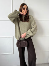 BLEDOZELENÝ SVETER WALLA