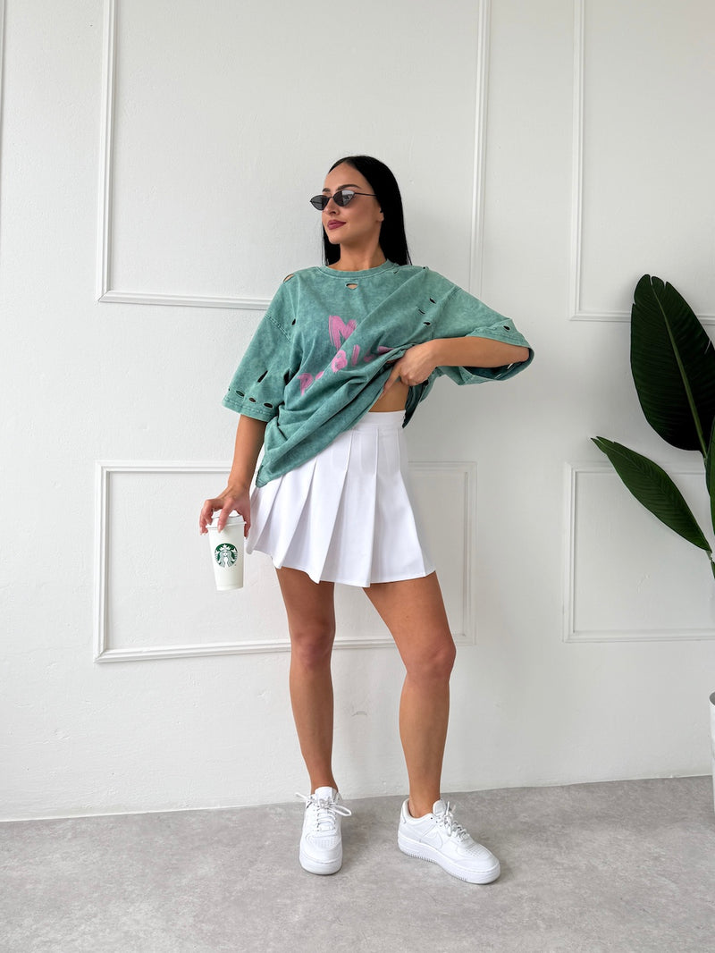 ZELENÉ OVERSIZE TRIČKO MILLA