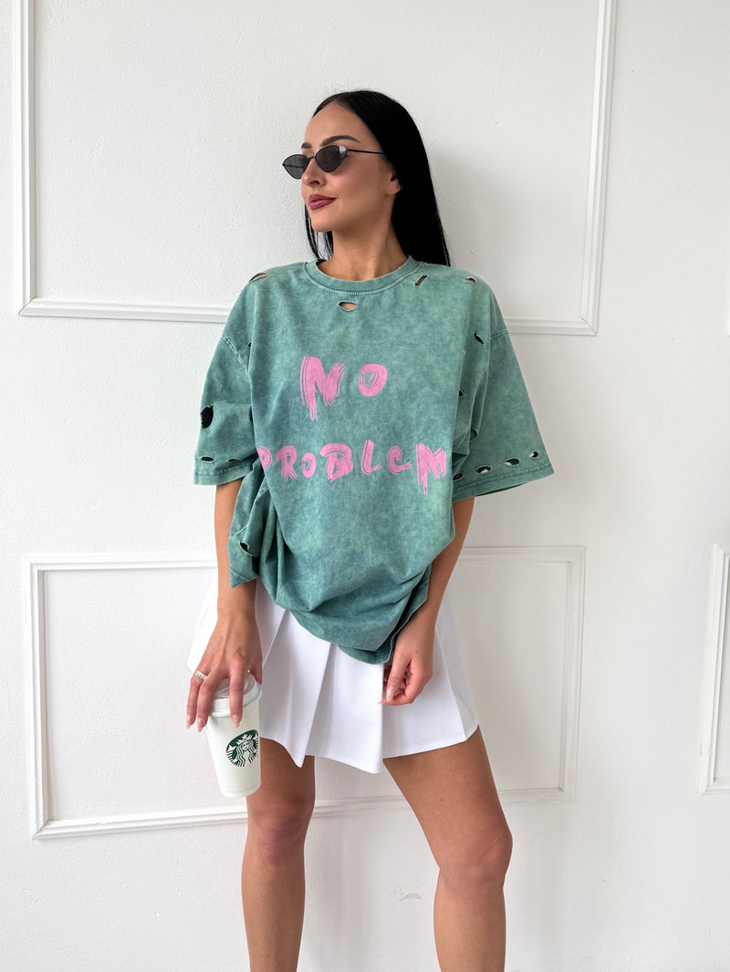 ZELENÉ OVERSIZE TRIČKO MILLA