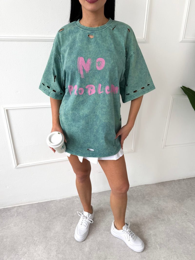 ZELENÉ OVERSIZE TRIČKO MILLA