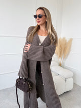 HNEDÝ KARDIGÁN GABRIELLE