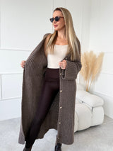 HNEDÝ KARDIGÁN GABRIELLE
