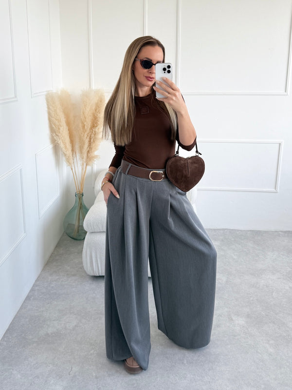 SIVÉ ŠIROKÉ NOHAVICE MARTY OPASKOM