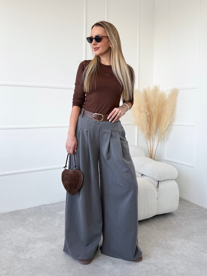 SIVÉ ŠIROKÉ NOHAVICE MARTY OPASKOM