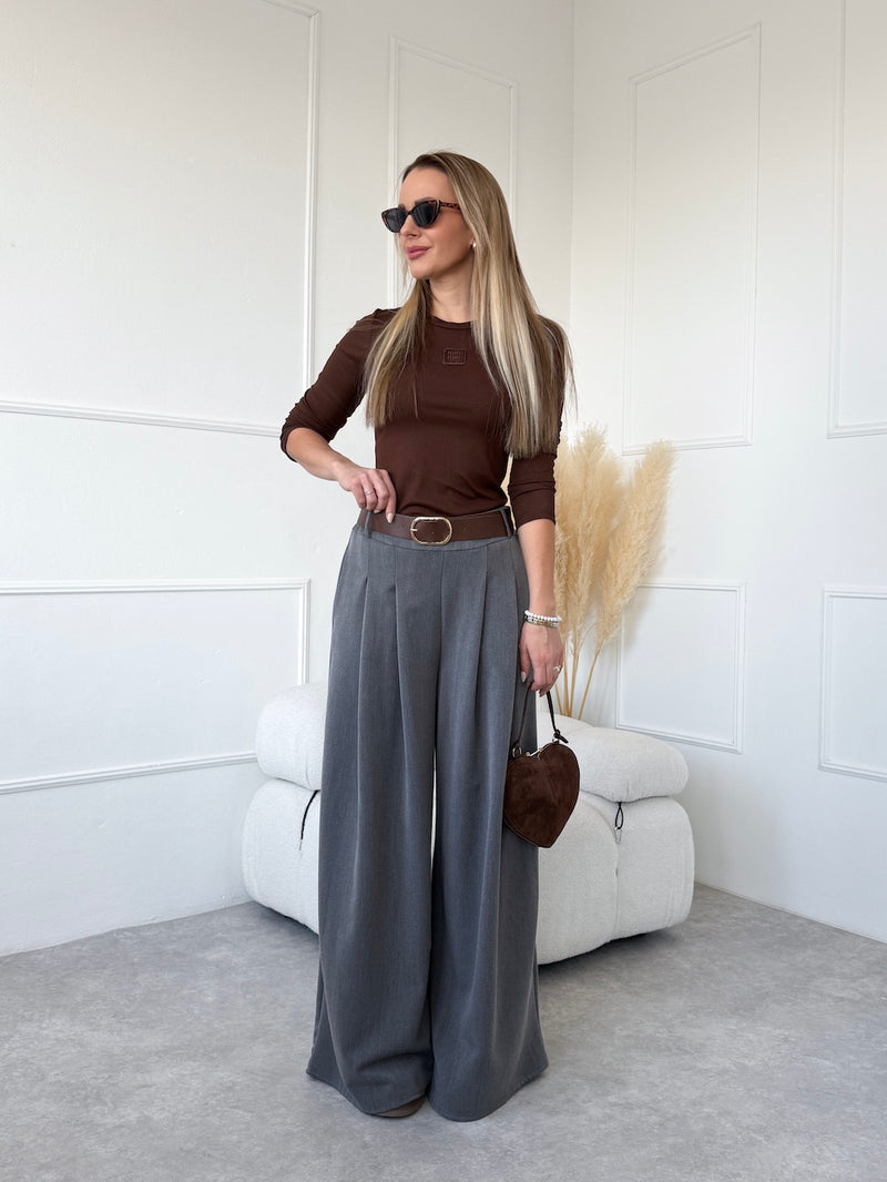 SIVÉ ŠIROKÉ NOHAVICE MARTY OPASKOM