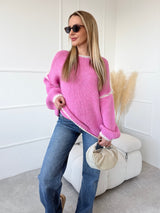 RUŽOVÝ SVETER ORIANA