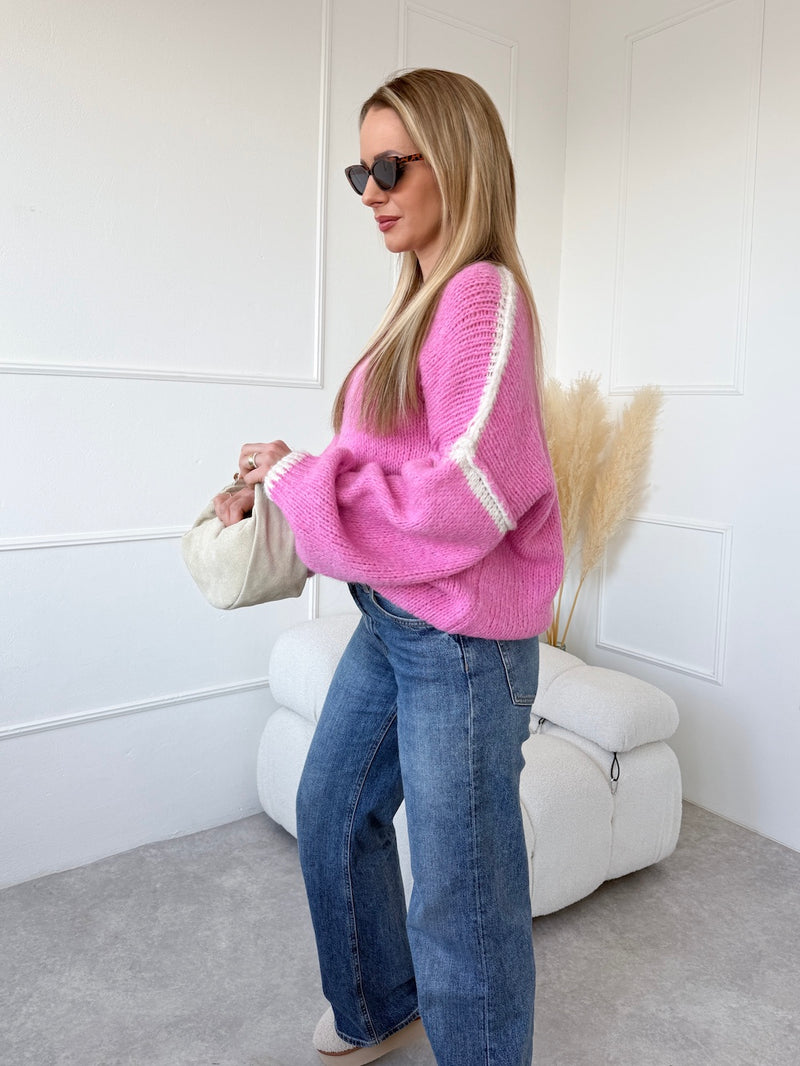 RUŽOVÝ SVETER ORIANA