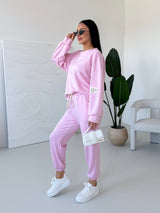 RUŽOVÁ MIKINA ALINN