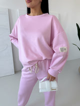 RUŽOVÁ MIKINA ALINN