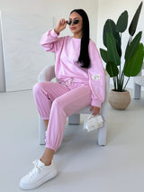 RUŽOVÁ MIKINA ALINN